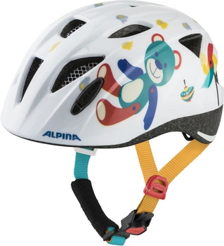 Kask rowerowy dziecięcy Alpina Ximo white bear