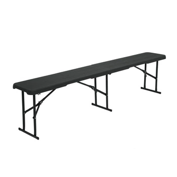 Ławka ogrodowa składana NILS CAMP NC3404 183 cm antracyt