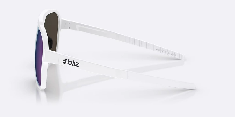 Okulary rowerowe Bliz A002 white/blue