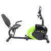 Rower stacjonarny magnetyczny poziomy HMS R9259 PLUS 9 kg czarno-zielony