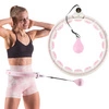 Hula hop z piłką grawitacyjną, licznikiem i pasem HMS HHW06 pink