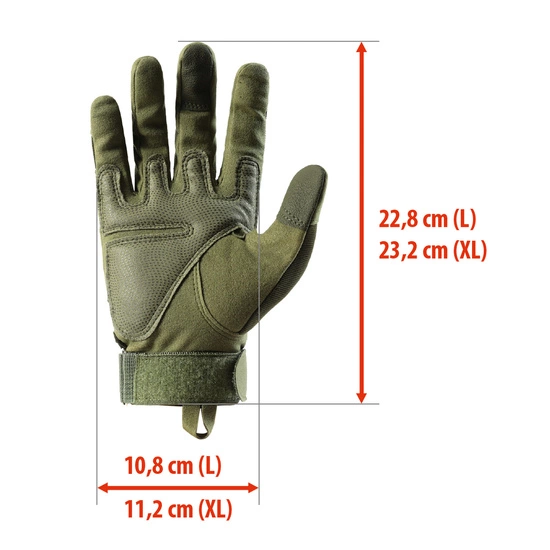 Rękawice taktyczne NILS CAMP NC1798 zielone