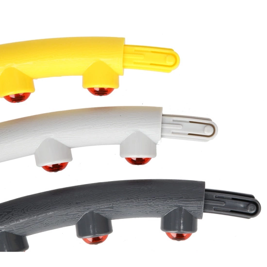 Hula hop masujący z magnesami HMS HHP005 85cm szary / żółty