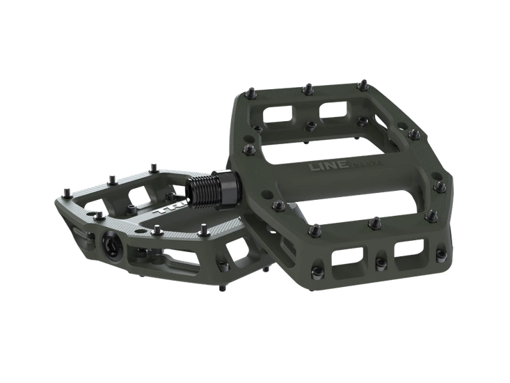 Pedały rowerowe Trek Line Elite Flat olive