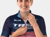 Koszulka rowerowa damska Santini Trek Factory Racing CX Replica Dark Blue