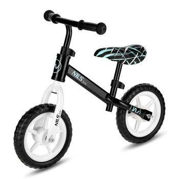 Rowerek dziecięcy biegowy 10" NILS FUN RB134 czarny