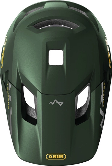 Kask rowerowy dziecięcy fullface ABUS YouDrop FF S moss green