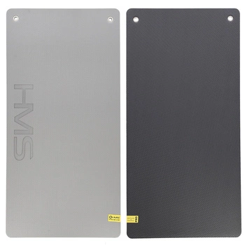Mata fitness klubowa z otworami HMS PREMIUM MFK07 jasnoszaro - czarna