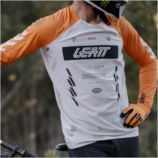 Koszulka rowerowa LEATT Jersey MTB Gravity 5.0 raceyellow