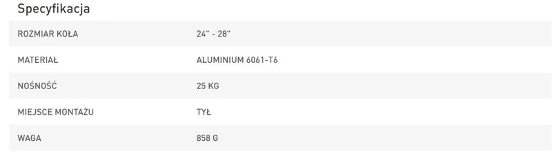 Bagażnik rowerowy Kross TravelRack 24"-28"