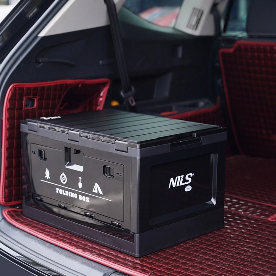 Składana skrzynia kempingowa z funkcją stołu 2w1 NILS CAMP NCB4006 50L