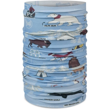 Bandana Dziecięca BUFF Original Ecostretch Imus Washed Blue