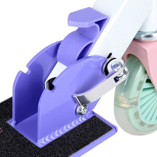 Hulajnoga miejska NILS EXTREME HD120L LED fioletowa