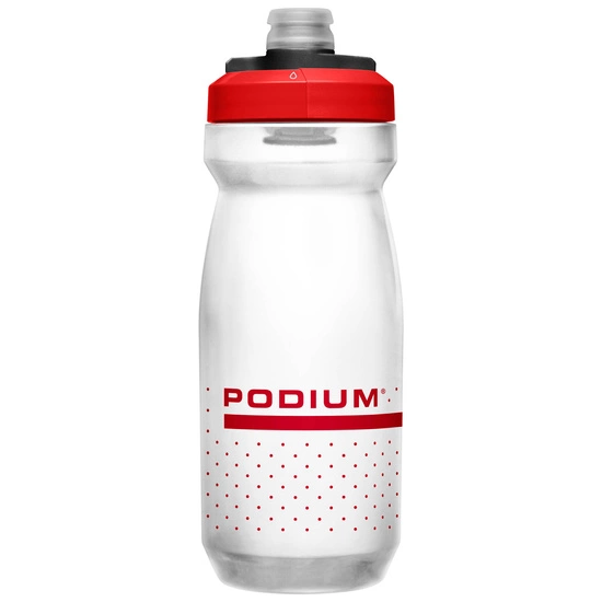 Bidon rowerowy Camelbak Podium 620 ml transparentny/red