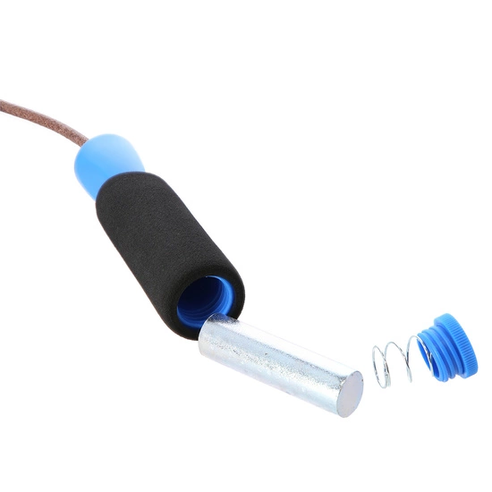 Skakanka skóra HMS SK17 czarna / niebieska