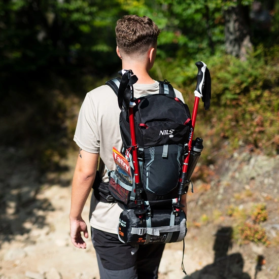 Plecak turystyczny NILS CAMP NC1993 black northlake 30L + 10L