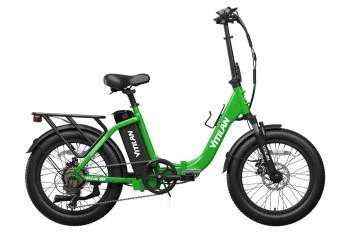 Rower elektryczny składany Vitilan U3 750W 624 Wh 2025 green