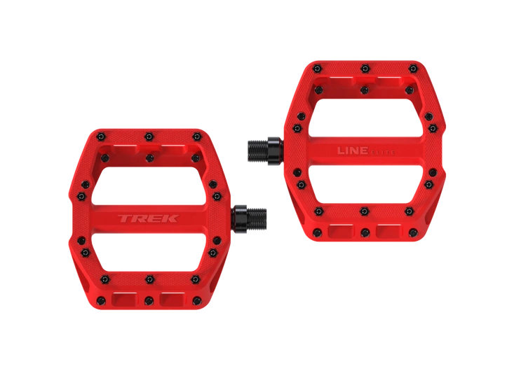 Pedały rowerowe Trek Line Elite Flat radioactive red