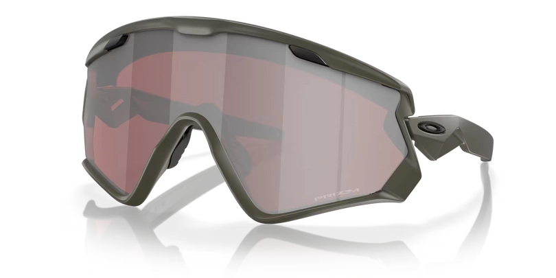 Okulary rowerowe Oakley Wind Jacket 2.0 olive/prizm snow