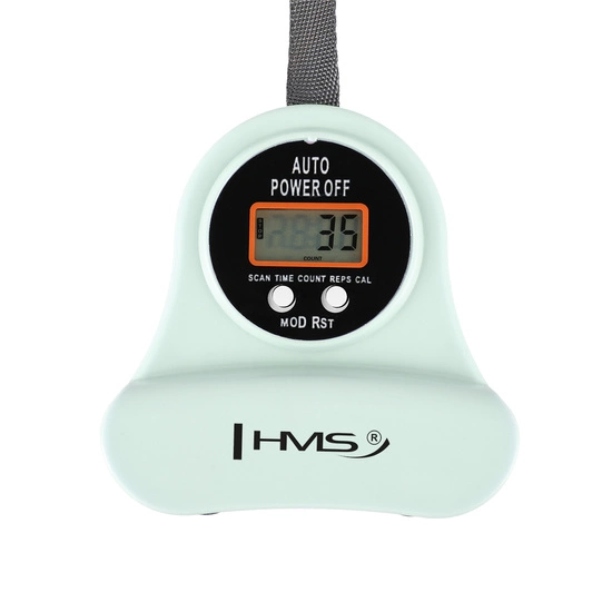 Hula hop z magnesami, obciążnikiem i licznikiem HMS HHM13 zielony