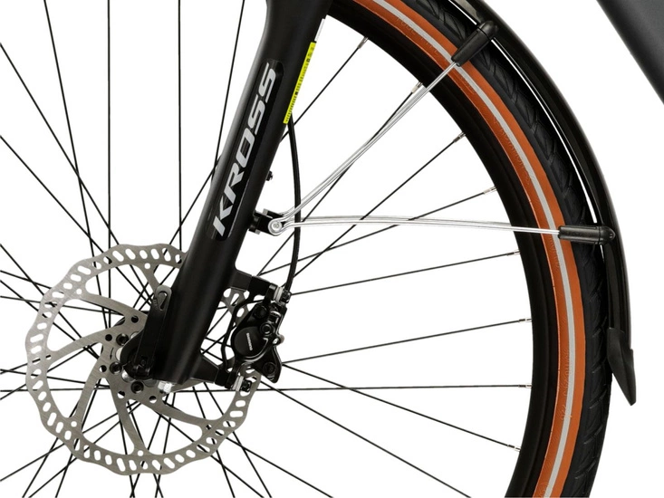 Rower elektryczny trekkingowy Kross Trans Hybrid 1.0 522 Wh 2025 szary