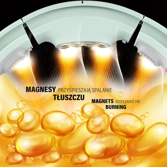 Hula hop z magnesami, obciążnikiem i licznikiem HMS HHM13 zielony