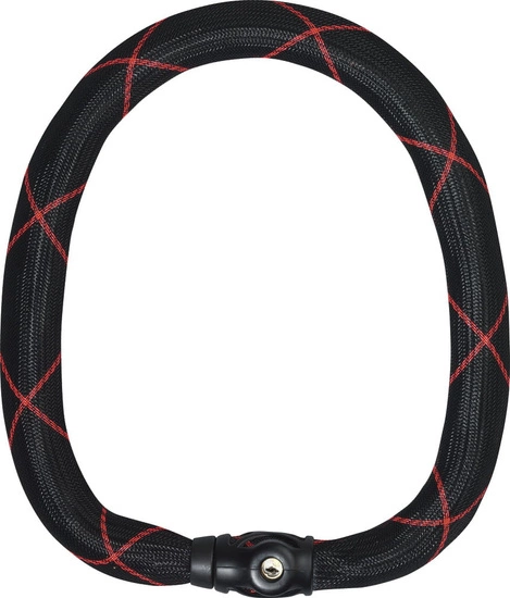 Zapięcie rowerowe Abus Ivy Chain 9210/110 czarny/czerwony