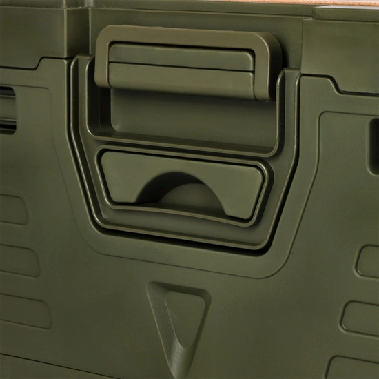 Składana skrzynia kempingowa z funkcją stołu NILS CAMP NCB4002 32L zielona