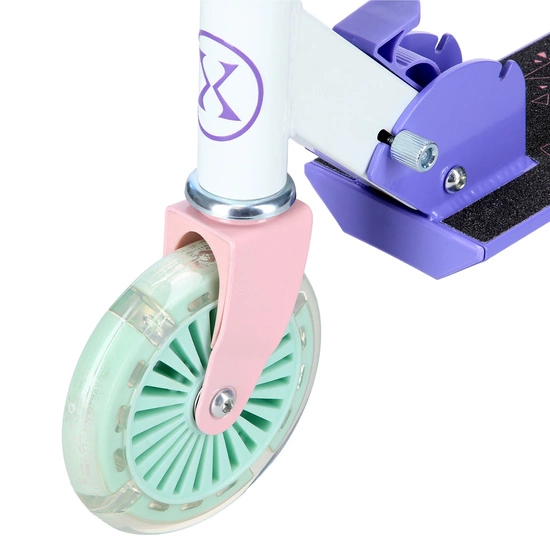 Hulajnoga miejska NILS EXTREME HD120L LED fioletowa