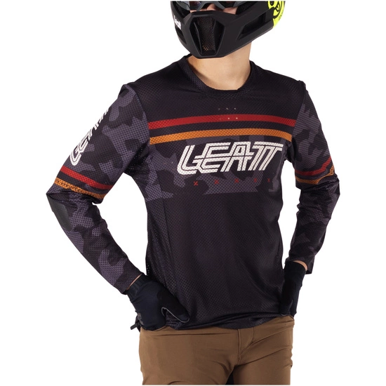 Koszulka rowerowa dziecięca LEATT Jersey MTB Gravity 4.0 Junior black