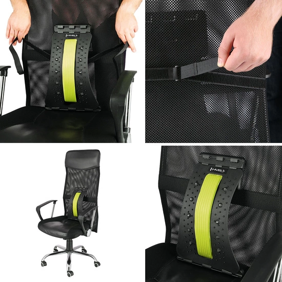 Przyrząd do rozciągania pleców z magnesami HMS PRP02 zielony