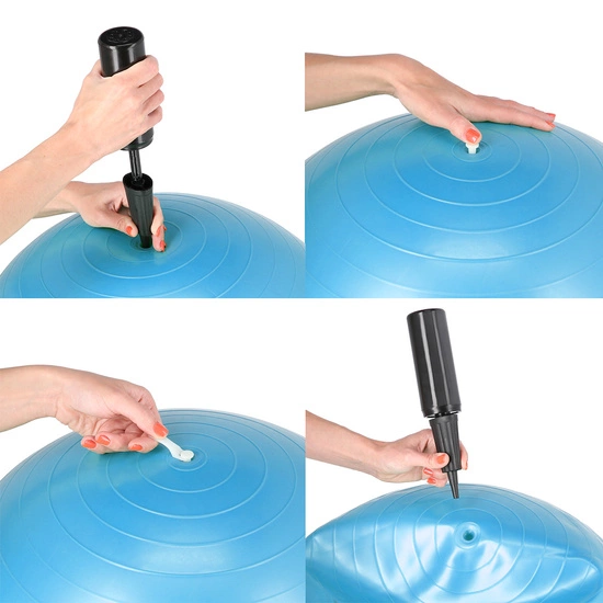 Piłka gimnastyczna orzeszek HMS YP05 niebieska