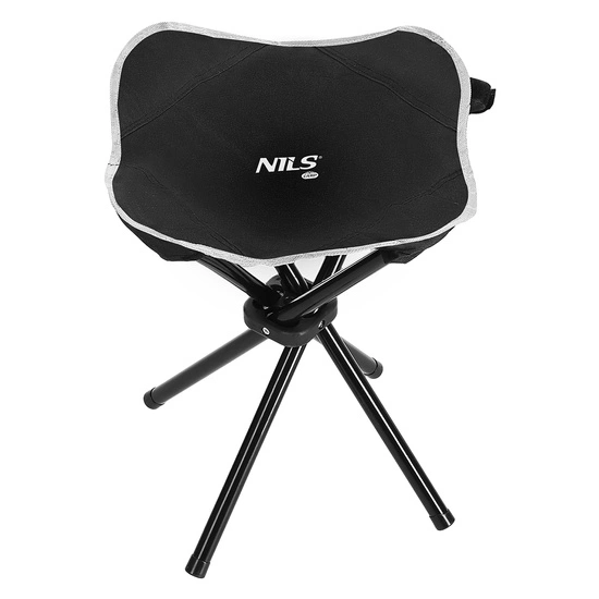 Taboret turystyczny składany NILS CAMP NC3010 czarny