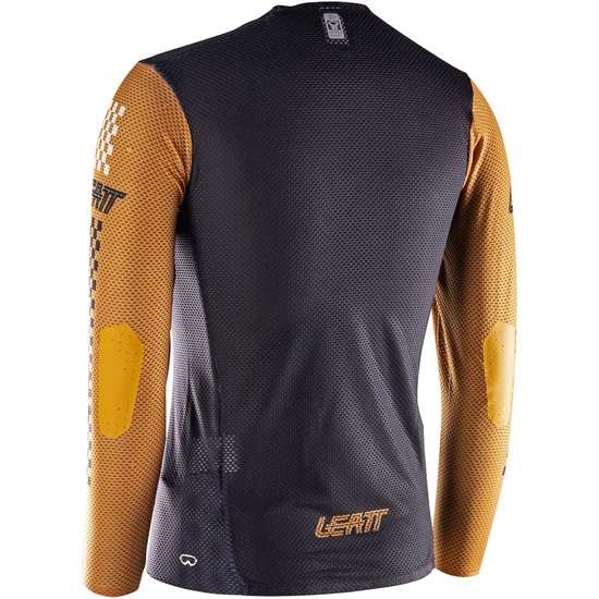 Koszulka rowerowa dziecięca LEATT Jersey MTB Gravity 4.0 Junior rust