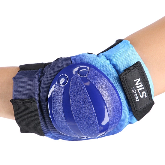 Ochraniacze na rolki, deskorolkę, hulajnogę NILS EXTREME H734 niebieskie