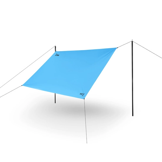 Płachta kempingowa na biwak NILS CAMP NC17111 230 x 140 mm niebieski