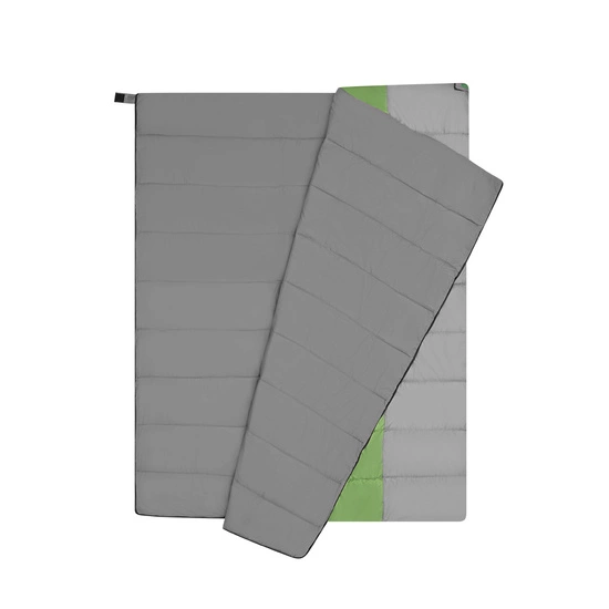 Śpiwór turystyczny NILS CAMP NC2011 szary / zielony podwójny