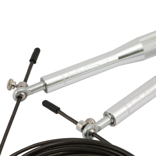 Skakanka szybka HMS SK52 czarna / srebrna