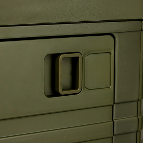 Składana skrzynia kempingowa z funkcją stołu NILS CAMP NCB4002 32L zielona