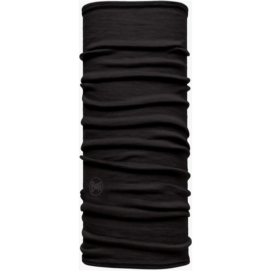 Bandana Dziecięca BUFF Merino Lightweight Solid Black