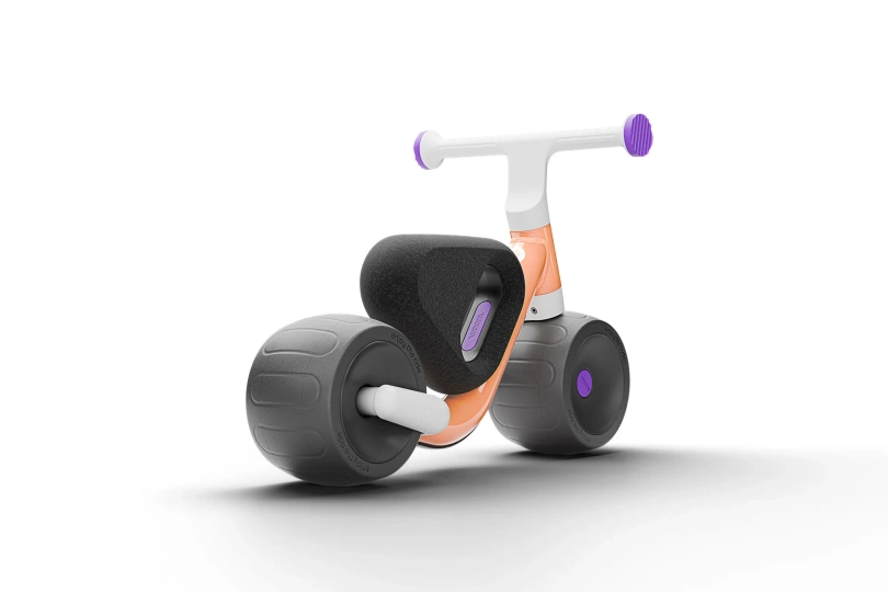 Rower dziecięcy woom WOW pop peach