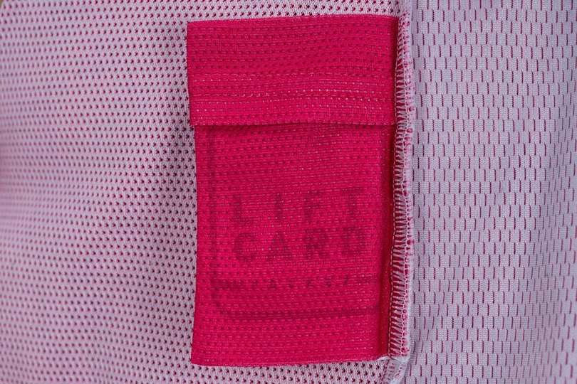 Koszulka rowerowa Cube Edge Pink/Blue