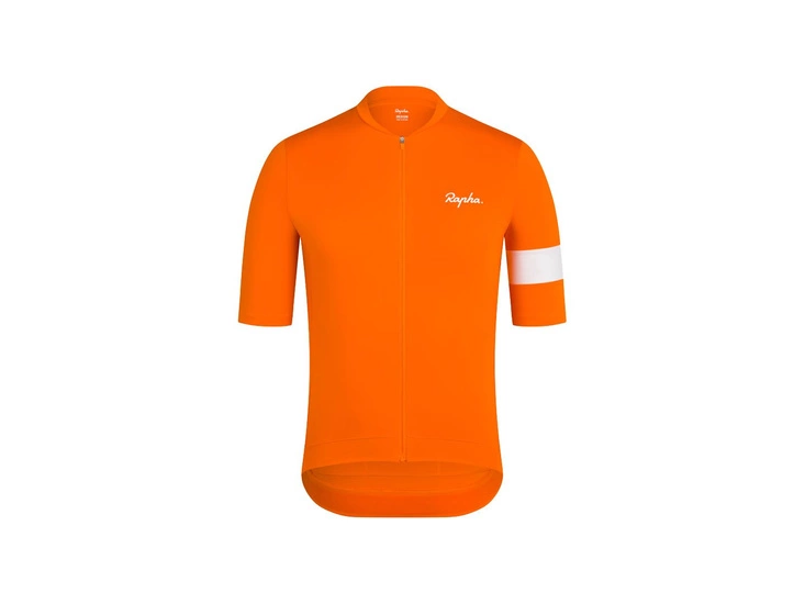 Koszulka rowerowa męska Rapha Core pomarańczowy