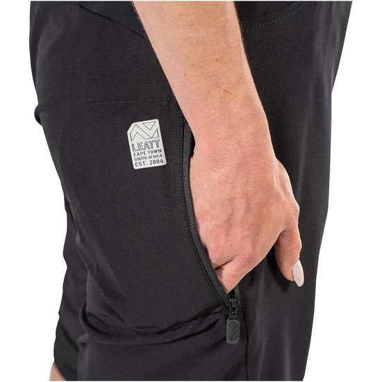 Spodenki rowerowe damskie LEATT Shorts MTB Trail 2.0 Women z wkładką black