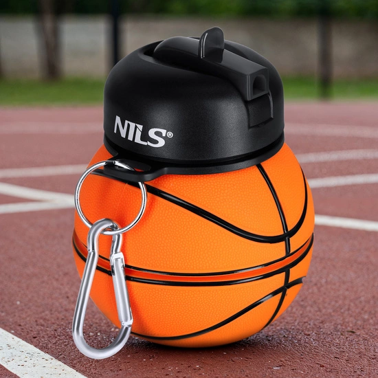 Butelka sportowa składana NILS NC4104 550 ml basketball
