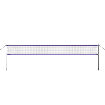 Siatka do badmintona z pokrowicem NILS NT300 600 x 60 mm czarna