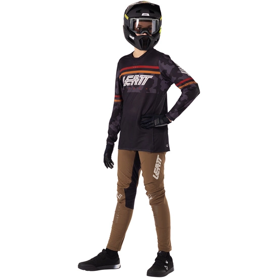 Koszulka rowerowa dziecięca LEATT Jersey MTB Gravity 4.0 Junior black