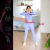 Hula hop z obciążnikiem ONE FITNESS OHA02 różowy