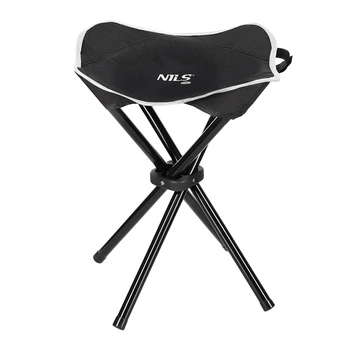 Taboret turystyczny składany NILS CAMP NC3010 czarny
