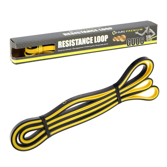 Guma do ćwiczeń HMS HB12 zółto - czarna